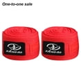 thumbnail image 3 of Sonducket Vendaje de boxeo Algodón Elástico Fitness Absorbe el sudor Deportes portátiles Mano Absorbe el sudor Cinta deportiva portátil Gimnasios en casa Rojo, 3 of 6