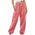 thumbnail image 6 of YDKZYMD Gym Sweatpants Women Baggy Cargo High Waist Red Sweatpant with Pockets Petite Drawstring Casual Baggy Pants Loose Fit Fleece Cinch Bottom Jogger Pants, 6 of 8
