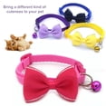 thumbnail image 4 of Cat Collar,Bow Tie for Cats,Cat Collar Breakaway with Cute Bow Tie and Bell for Kitty Adjustable,Purple, 4 of 4
