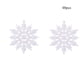 thumbnail image 2 of Paquete de 48 adornos de copos de nieve, adornos navideños con copos de nieve, adornos con copos de nieve, adornos para árboles de Navidad con copos de nieve, colgantes de copos de nieve navideños,, 2 of 7