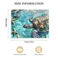 thumbnail image 3 of Orinice Turtles Ocean Starfish Aesthetic Poster & Print Wall Painting for Classroom Kitchen Office Decor 20x16in, 3 of 6