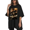 thumbnail image 4 of Plus Size Shirt for Women Oversized Black Tops for Women Short Sleeves Shirt for Women Skull (21) T Shirt Crewneck Shirt for Women M, 4 of 5