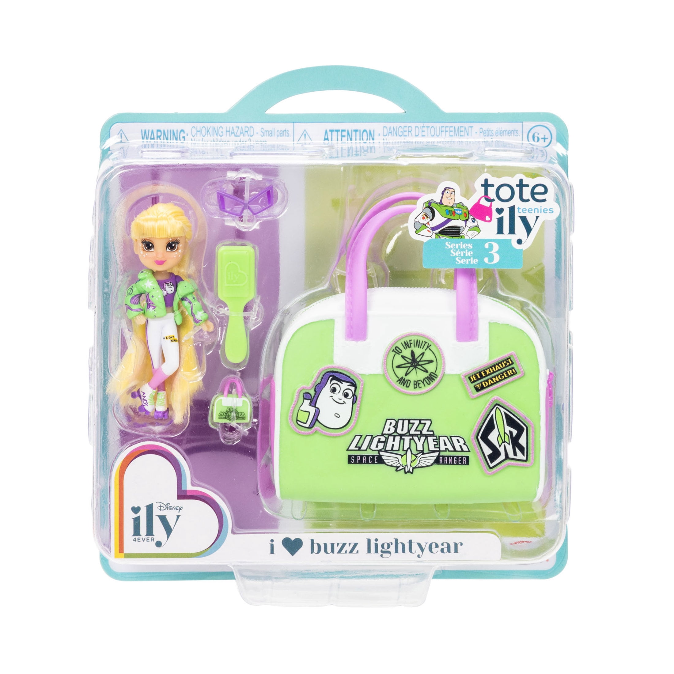 Disney Tote Ily Teenies Series 3 I Love Buzz Lightyear Mini Doll