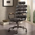 thumbnail image 2 of Scranton & Co Leather High Back Adjustable Swivel Office Chair in Black, 2 of 6