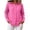 Pink, variant on Enjoytime Long Sleeve Shirts for Women V Neck Collared Button Down Blouses Dressy Business Casual Tops