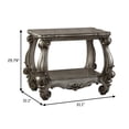 thumbnail image 5 of ACME Versailles End Table in Antique Platinum, 5 of 5