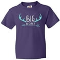 thumbnail image 3 of Inktastic Big Brother, Deer Antlers, Arrow - Blue Gray Youth T-Shirt, 3 of 5