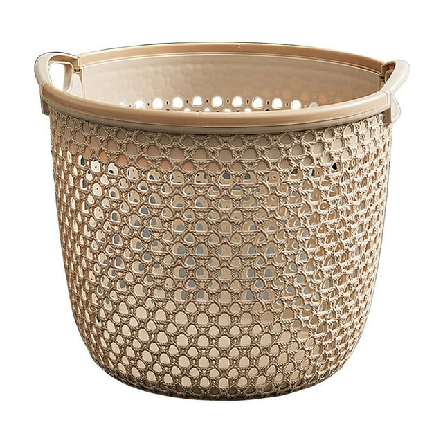 SDNall Large Storage Baskets, Large Storage Baskets, Portable Dirty Clothes Basket Dirty Clothes Storage Basket Large Clothes Rack Laundry Basket Bathroom Hollow Dirty Clothes Basket