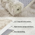thumbnail image 5 of ZACOO 8x10 Shag Area Rug Ultra Soft Modern Rugs for Bedroom Floor Rugs for Home Decor, Light Brown, 5 of 7