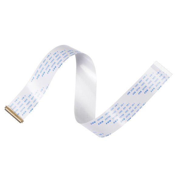 Unique Bargains FFC FPC Cable 0.5mm Pitch 40 Pin 300mm Flat Ribbon Cable for LCD Screen A Type