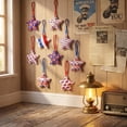 thumbnail image 3 of Fourth of July Decorations Patriotic Star Hanging Decor Red White and Blue Party Decorations for Home Outdoor Patio Mantel Wall Door 12 Pack, 3 of 6