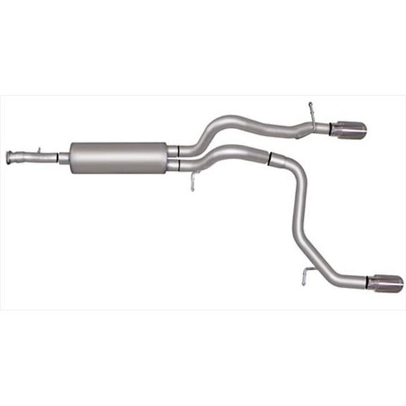 Cat-Back Dual Split Exhaust System, Aluminized