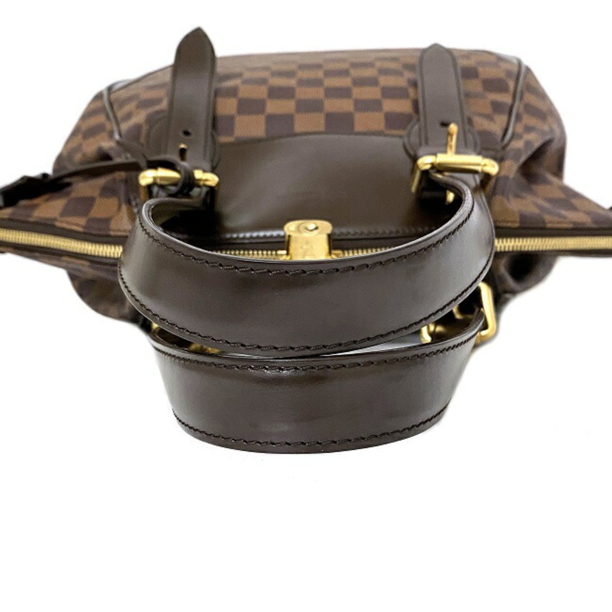 $1,870 LOUIS VUITTON VERONA MM DAMIER N41118 Brown Shoulder Bag