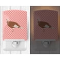 thumbnail image 2 of Jersey Buff Turkey Hen Pink Check Ceramic Night Light, 2 of 2
