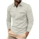 thumbnail image 1 of Blusa y camisa de manga larga con cuello vuelto para hombre, blusa informal de moda con cuello vuelto y manga larga, blusa transpirable, blusa para hombre, 1 of 5