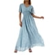 thumbnail image 1 of Txlixc Vestido de playa de verano de manga corta Txlixc  moda, 1 of 9