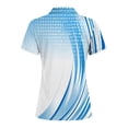 thumbnail image 6 of BXJX Womens Cotton Polo Shirts, V Neck Short Sleeve Collared Sport Golf Tops Multicolor Size 2XL, 6 of 7
