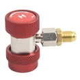 thumbnail image 1 of Quick Connect Air Conditioning Adapter For R134A Adjustable Fluoride Meter Adapter Red High Voltage, 1 of 7