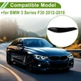 thumbnail image 3 of Front Driver Side Door Panel Handle Pull Trim Cover for BMW 3 Series F30 2012-2018 No.51417275487 Gloss Black ABS 1 Pc, 3 of 6