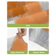 thumbnail image 4 of Orange Abstract Bar Stool Covers Set of 2, Grey Geometric Oil Painting Vintage Gradient Stretch Bar Chair Covers with Backs, Removable Pub Counter Height Chair Cover for Kitchen Dining Room Cafe, 4 of 7