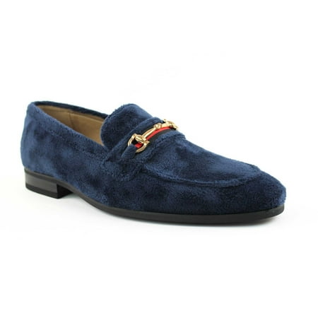 Men s Dress Shoes Loafer with Gold Buckle Slip On Formal Modern Classic