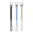 thumbnail image 1 of Clip Para Chupete De Silicona De Una Pieza, Cuentas De Silicona Para Dentición, Clips Para Mordedor De Juguete, Soporte Para Chupete Para Bebé Recién Nacido, 3 Uds. Scienceny BA001043-00, 1 of 6