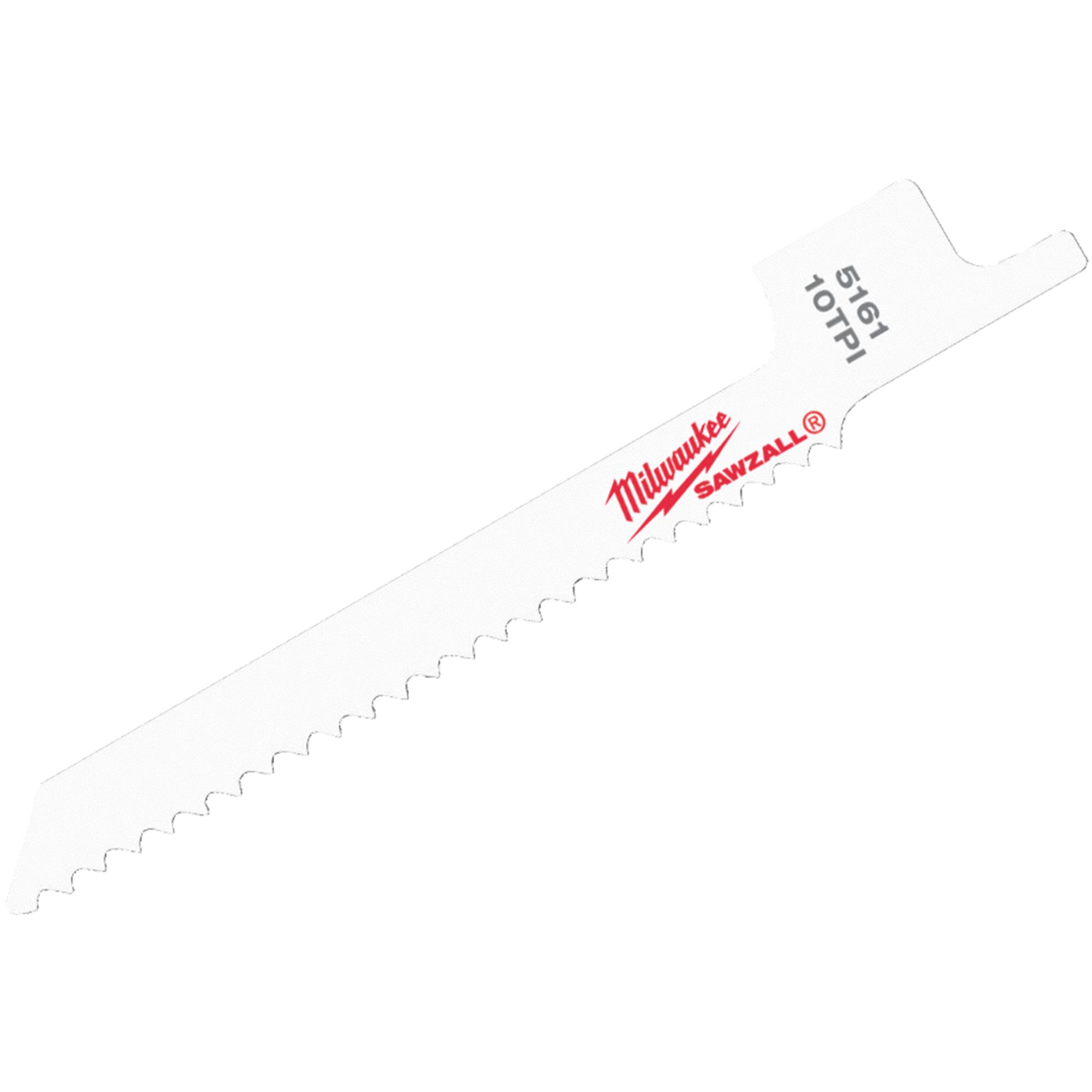 Milwaukee Sawzall Scroll Reciprocating Saw Blade