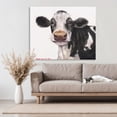 thumbnail image 3 of Stupell Industries Farmhouse Cute Cow with White Spots Canvas Art, 48 x 36, by George Dyachenko, 3 of 7