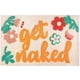 thumbnail image 1 of Alfombra de baño UIOIU Get Naked, rosa, divertida y bonita para decoración de baño, 1 of 8