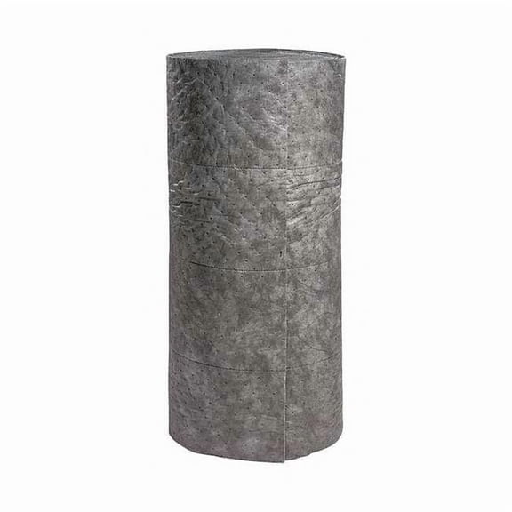 Sorbent Roll, 44 gal, 30 in x 150 ft, Universal, Gray, Polypropylene