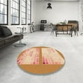 thumbnail image 4 of Ahgly Company Machine Washable Indoor Rectangle Transitional Orange Area Rugs, 4' x 6', 4 of 7