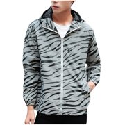 FengLS Boho Tops for Men, Jean Jacket Men Plus Size Crew Neck Pullover Knitted Sweater Long Sleeves Printed White Crop Top Tops Hoodies for Men with Designs