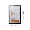 thumbnail image 3 of A4 Magnetic Display Frame Self Adhesive Removable Document Holder Poster Frame Notice Board Certificate Display Easy Insert Reusable Sign Holder for Office School Restaurant Menu Retail Display, 3 of 6