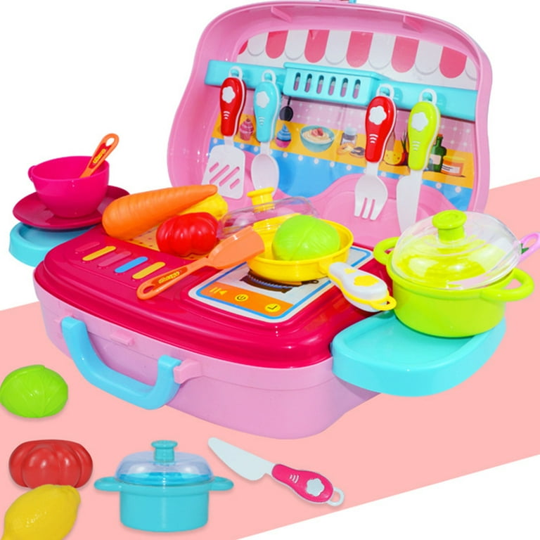 Toys 50% Off Clearance!Tarmeek Kids Pretend Play Kitchen Accessories Toys  Simulation Kitchen Small Household Appliances Set Multifunctional Play  House