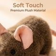 thumbnail image 5 of Mouse Plush Toy Shoulder Magnetic Plush Flower Branch Rat Stuffed Animal for Parties Easter Perfect Gift, 5 of 7