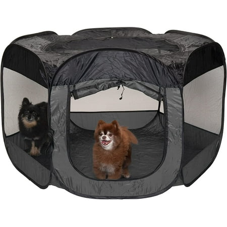 UPC: 0815181029845 | FurHaven Pet Products Mesh Open-Air Pet Playpen – Gray  Extra Large