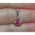 thumbnail image 6 of Natural Oval Pink Tourmaline Sterling Silver Necklace NT203, 6 of 9