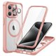 thumbnail image 1 of Funda ESR para iPhone 15 Pro con cristal templado, color rosa transparente, 1 of 8