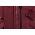 thumbnail image 6 of GGleaf Women's Winter Jacket Quilted Thicken Coat Puffer Parka with Faux Fur Hood Wine Red Small, 6 of 7