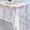 Lt 001 White, variant on Black Lace Tablecloth Rectangular 60x120 Rectangle Scalloped for Lace Tablecloths 120 Wedding Table Cover Romantic Party Tablecloth Flower Oblong