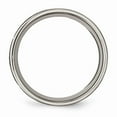 thumbnail image 2 of Primal Steel Titanium Flat 8mm Laser Design Band, 2 of 9