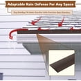 thumbnail image 6 of FEBTECH - 60 Inch Rain Diverter For Roof - Copper Color Structure Powder Coated Stainless Steel Driveway Water Diverter with Installation Kit, 6 of 10