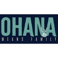 thumbnail image 2 of Boy's Lilo & Stitch Bold Ohana means Family Graphic Tee Navy Blue X Small, 2 of 4