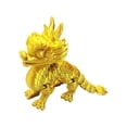 thumbnail image 2 of Articulated Kirin Golden Legend Figurine 3D Printed Mythical Creature Sculpture, 2 of 7