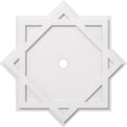 thumbnail image 1 of Ekena Millwork CMP30AL-02000 30 in. OD x 2 in. ID Square Axel Architectural Grade PVC Contemporary Ceiling Medallion, 1 of 1
