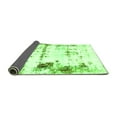 thumbnail image 2 of Ahgly Company Indoor Square Abstract Green Modern Area Rugs, 4' Square, 2 of 4