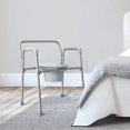 Oasisspace Bariatric Bedside Commode 650 lbs Folding 3 in 1 Toilet