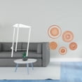 thumbnail image 2 of Mesita De Noche Minimalista De Acrílico Con Arte De Pared Tejido De Ratán, Moderna Mesita De Noche Y Decoración Colgante Para Sala De Estar, Dormitorio, Oficina, Pasillo., 2 of 8
