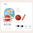 thumbnail image 4 of Indoor Basketball Hoop Hanging Sports Activity Set for Ages 1-2Years 3-4Years Early Development Motor Skills Ball Game, 4 of 6