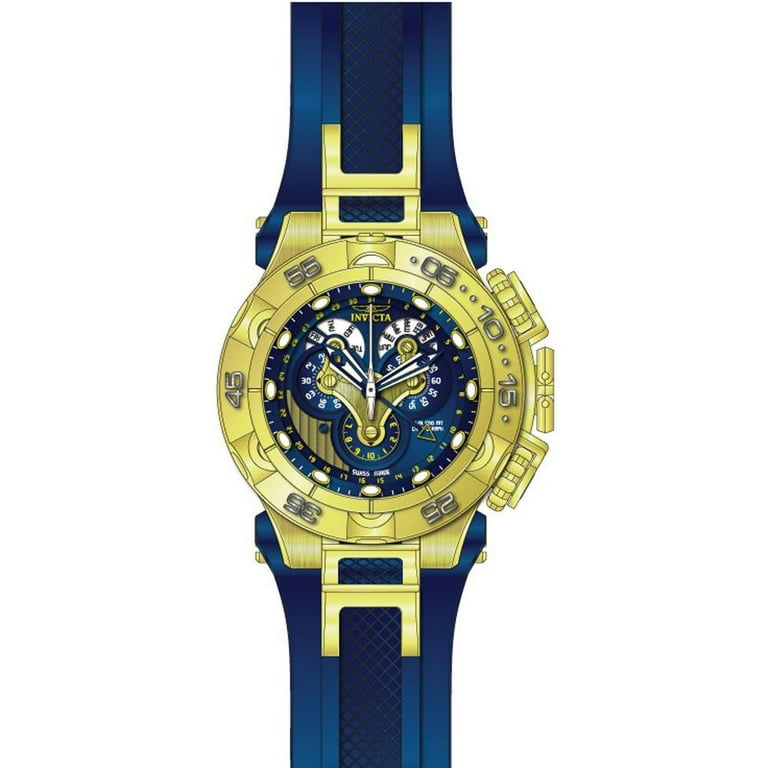 Invicta Men's 18530 Subaqua Quartz 3 Hand Blue Dial Watch